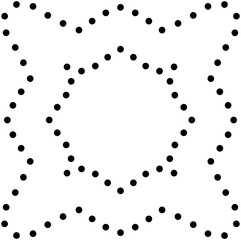 Stars shape dot line, sparkles, twinkle, burst