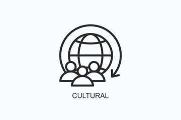 Cultural Icon Or Logo Isolated Vector Illustration