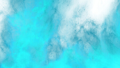 Burning blue flames. Abstract transparent background illustration drawn from tablet, use for background.