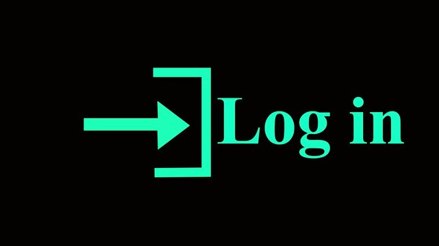 Motorized moving shot of entering username and password at login page, shot with macro probe lens