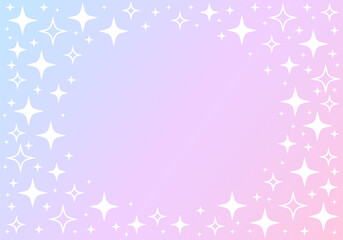 Light glitter background frame. Vector illustration