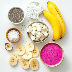 Tropical Smoothie Bowl Ingredients