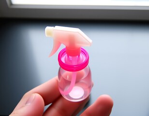 Miniature Pink Spray Bottle