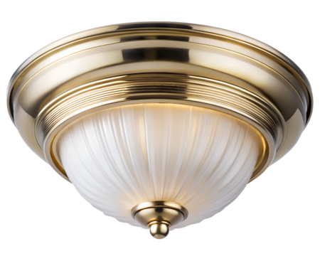 ceiling light on white background