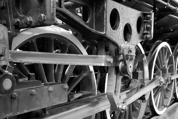 steam locomotive wheels