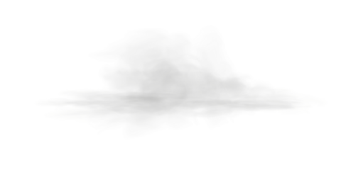 Realistic White Cloud Cutout with Soft Edges and Transparent Background for Weather, Sky, or Dreamy Visual Design