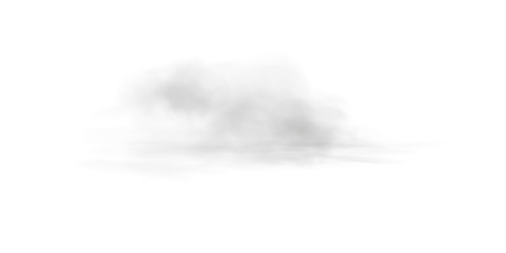 Realistic White Cloud Cutout with Soft Edges and Transparent Background for Weather, Sky, or Dreamy Visual Design