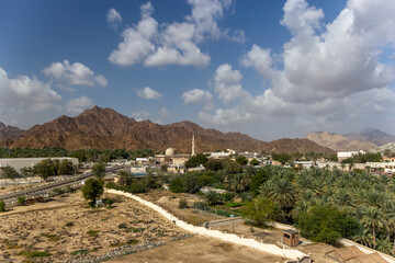Oasis Village with Mountain Panorama