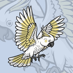 Naklejka premium Majestic Snowy Owl in Flight Showing Detailed Feather Pattern and Intense Gaze