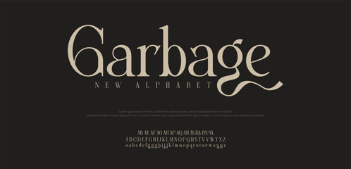 Elegant minimalist serif font logo. Typography luxury classic lettering serif italic fonts decorative wedding vintage retro logos. vector illustration
