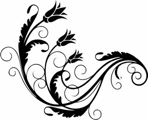 Floral design element.eps