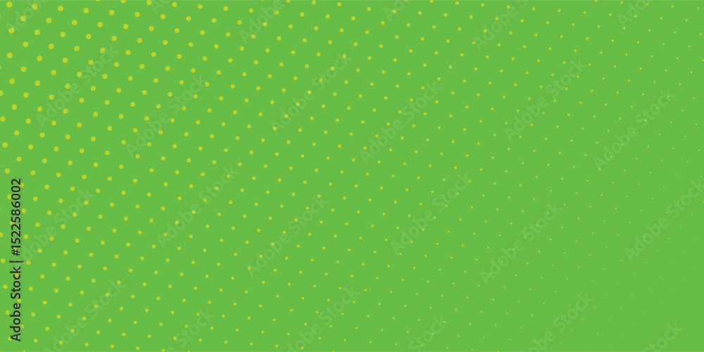 Poster dots halftone green color pattern gradient texture with technology digital background. dots pop art 