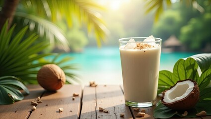 coconut milk cocktail
