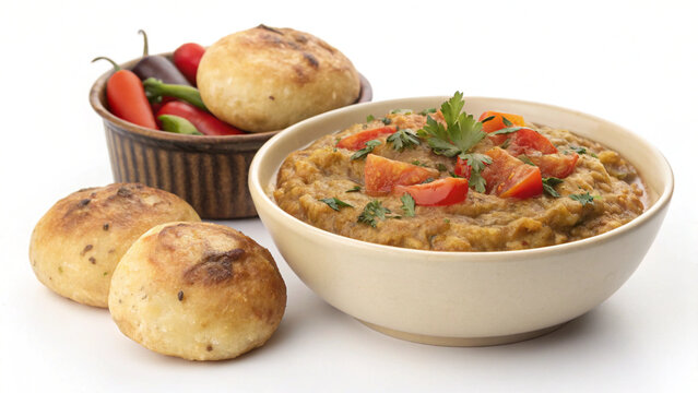 Traditional Bihari Litti Chokha Served Fresh