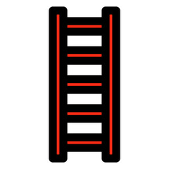 Ladder with the letters 