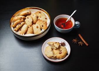 Cookies and tea