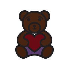 teddy bear with heart
