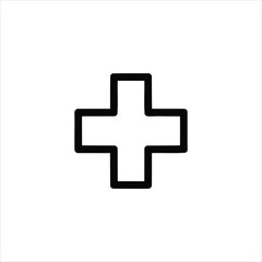 Fototapeta premium Medical Cross Icon