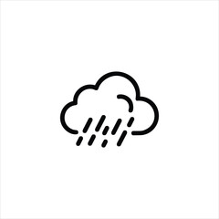 Rain Cloud Icon