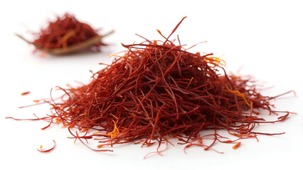 Fototapeta premium Saffron on white background 