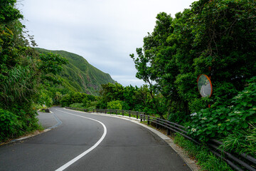 八丈島の道路B
