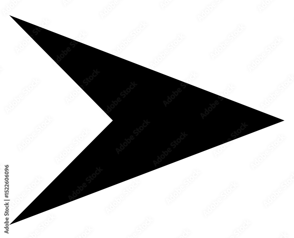 Poster black arrow icon, arrow icon on white background. arrow black pointer right symbol for direction, si