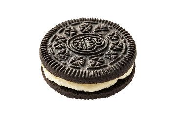 Oreo cookie isolated on a transparent background
