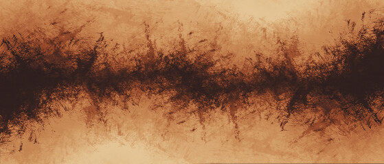 Dark brush strokes rust color abstract background