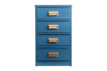Filing cabinet isolated on a transparent background