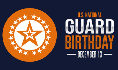 Us national guard birthday december thirteenth celebration and recognition