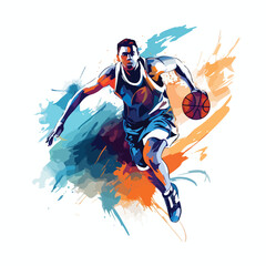 Professional Basketball Icon Design Vector Illustration for Sports Brands and Websites