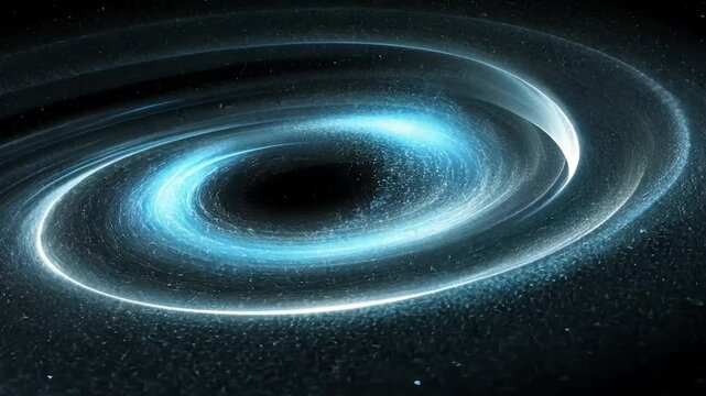Celestial Spiral: A mesmerizing cosmic swirl of light and stardust