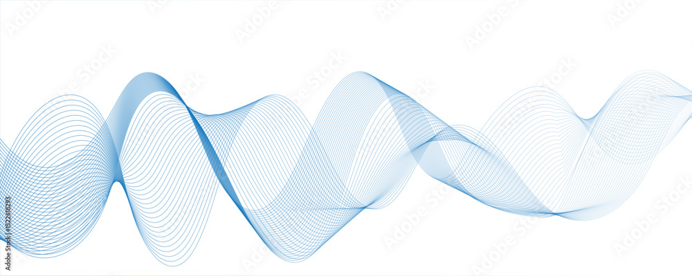 Poster abstract sky blue smooth element swoosh speed wave modern stream background.abstract colors blend me