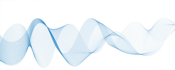 Abstract sky blue smooth element swoosh speed wave modern stream background.Abstract colors blend mesh. Background lines wave abstract stripe design.Digital frequency track equalizer.