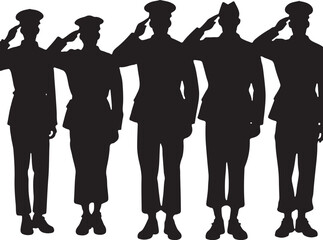 War Hero & Military Salute Vectors | Veteran SVG Collection

