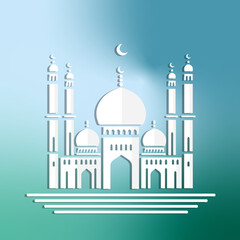 taj mahal vector illustration