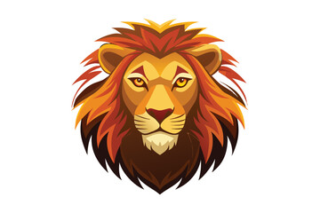 Obraz premium lion head vector