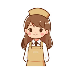 restaurant waiter illustration design