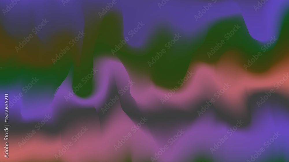 Poster abstract colorful background with smooth gradient waves creating calm and dreamy effect, holographic