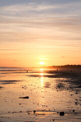 Obraz premium Coucher de soleil à l'ile de Ré 