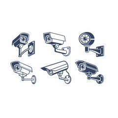 security camera icon vector