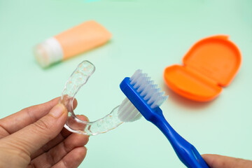 Dental Protection: Bruxism Night Guard with Cleaning Tool