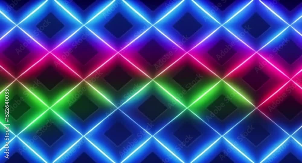 Poster abstract colorful neon light patterns background for visual effects and design elements