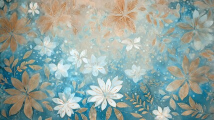 Abstract floral background design
