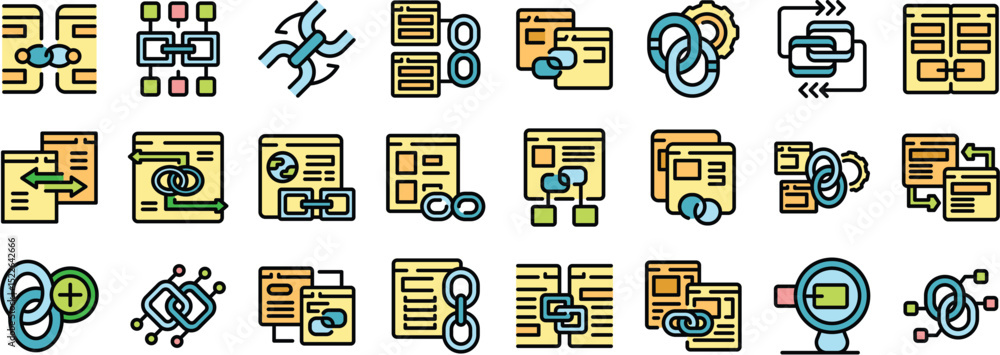 Poster linking related websites and building backlinks improves search engine optimization - seo - and driv