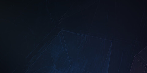 3D-Konstruktionszeichnung, Scribbles und blaue technische Illustrationen für Ihre kreativen und professionellen Projekte, Präzision, Geometrie, Linien, technische Zeichnung, 3D-Modelle, Architektur