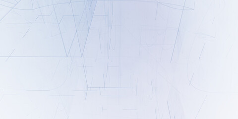 3D-Konstruktionszeichnung, Scribbles und blaue technische Illustrationen für Ihre kreativen und professionellen Projekte, Präzision, Geometrie, Linien, technische Zeichnung, 3D-Modelle, Architektur