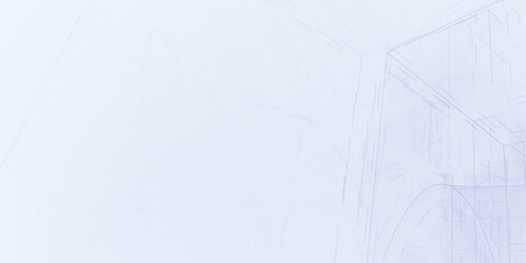 3D-Konstruktionszeichnung, Scribbles und blaue technische Illustrationen für Ihre kreativen und professionellen Projekte, Präzision, Geometrie, Linien, technische Zeichnung, 3D-Modelle, Architektur