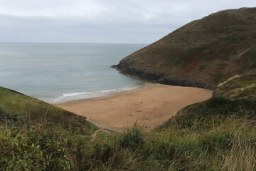 view from the beach