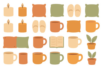 Icons representing communication, safety, and study themes used in educational and digital platforms